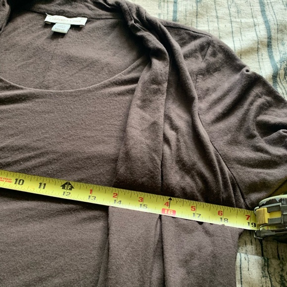 Coldwater Creek brown top - Picture 6 of 8